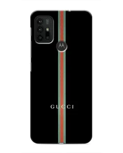 Чехол для Motorola MOTO G30 с картинкой «Gucci — строгая линия»