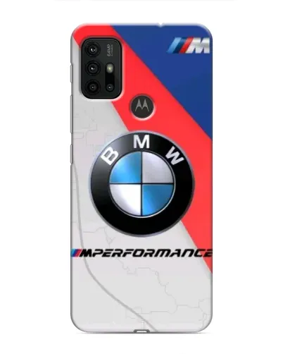 Чехол для Motorola MOTO G30 с картинкой «BMW Performance стиль»