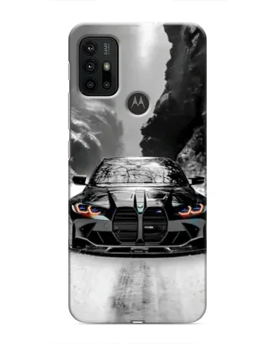 Чехол для Motorola MOTO G30 с картинкой «BMW — акварельный дрифт» Чехол для Motorola MOTO G30 с картинкой «BMW — акварельный дрифт»