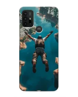Чохол для Motorola MOTO G30 з картинкою «PUBG — вільне падіння»