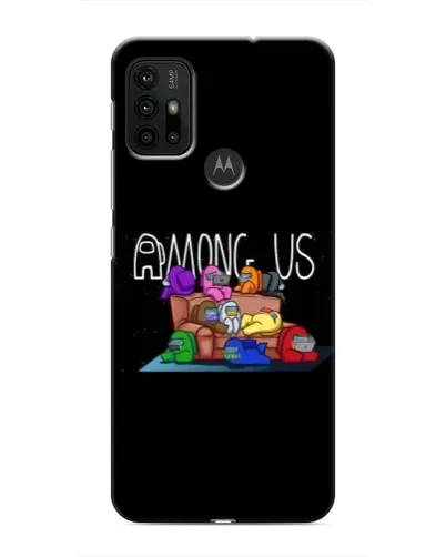 Чехол для Motorola MOTO G30 с картинкой «Логотип Among Us» Чехол для Motorola MOTO G30 с картинкой «Логотип Among Us»