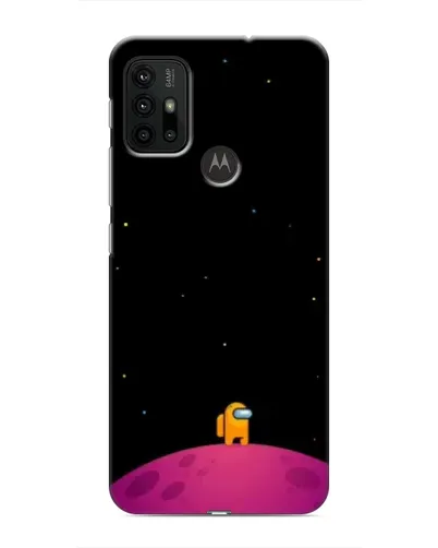 Чехол для Motorola MOTO G30 с картинкой «Одинокий герой на планете» Чехол для Motorola MOTO G30 с картинкой «Одинокий герой на планете»