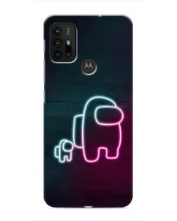 Чехол для Motorola MOTO G30 с картинкой «Among Us неон-арт» Чехол для Motorola MOTO G30 с картинкой «Among Us неон-арт»