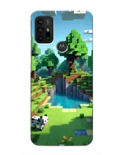 Чехол для Motorola MOTO G30 с картинкой «Minecraft летний день» Чехол для Motorola MOTO G30 с картинкой «Minecraft летний день»