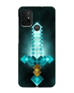 Чехол для Motorola MOTO G30 с картинкой «Алмазный меч неон» Чехол для Motorola MOTO G30 с картинкой «Алмазный меч неон»
