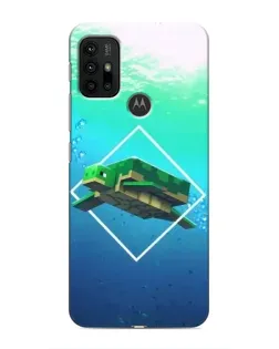 Чехол для Motorola MOTO G30 с картинкой «Черепаха Minecraft» Чехол для Motorola MOTO G30 с картинкой «Черепаха Minecraft»