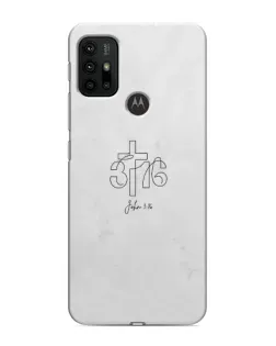 Чехол для Motorola MOTO G30 с картинкой «Иоанна 3:16 Крест» Чехол для Motorola MOTO G30 с картинкой «Иоанна 3:16 Крест»