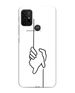 Чехол для Motorola MOTO G30 с картинкой «Рука держит» Чехол для Motorola MOTO G30 с картинкой «Рука держит»