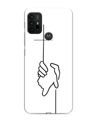 Чехол для Motorola MOTO G30 с картинкой «Рука держит» Чехол для Motorola MOTO G30 с картинкой «Рука держит»