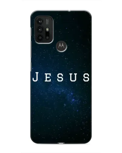 Чехол для Motorola MOTO G30 с картинкой «Звездное небо Jesus» Чехол для Motorola MOTO G30 с картинкой «Звездное небо Jesus»