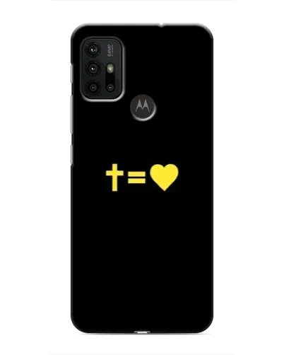 Чехол для Motorola MOTO G30 с картинкой «Сердце и Крест» Чехол для Motorola MOTO G30 с картинкой «Сердце и Крест»