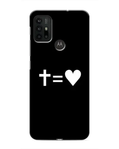 Чехол для Motorola MOTO G30 с картинкой «Крест и Сердце» Чехол для Motorola MOTO G30 с картинкой «Крест и Сердце»