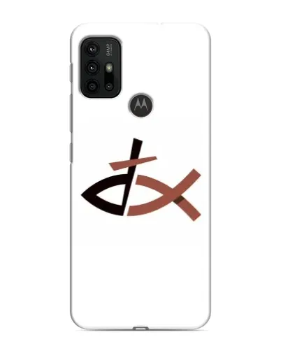 Чехол для Motorola MOTO G30 с картинкой «Рыба и крест» Чехол для Motorola MOTO G30 с картинкой «Рыба и крест»