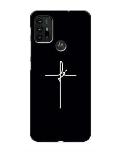 Чехол для Motorola MOTO G30 с картинкой «Тонкий крест» Чехол для Motorola MOTO G30 с картинкой «Тонкий крест»