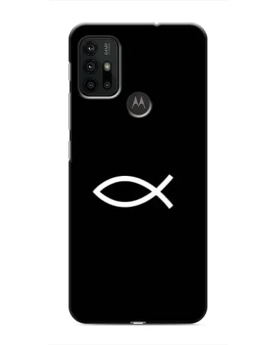 Чехол для Motorola MOTO G30 с картинкой «Символ рыбы Jesus» Чехол для Motorola MOTO G30 с картинкой «Символ рыбы Jesus»