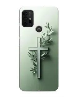 Чехол для Motorola MOTO G30 с картинкой «Оливковая ветвь»