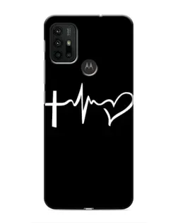 Чехол для Motorola MOTO G30 с картинкой «Пульс веры»