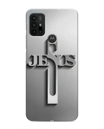 Чохол для Motorola MOTO G30 з картинкою «Металевий хрест Jesus» Чохол для Motorola MOTO G30 з картинкою «Металевий хрест Jesus»