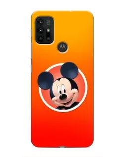 Чехол для Motorola MOTO G30 с картинкой «Mickey в круге»
