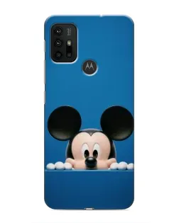 Чехол для Motorola MOTO G30 с картинкой «Микки выглядывает» Чехол для Motorola MOTO G30 с картинкой «Микки выглядывает»