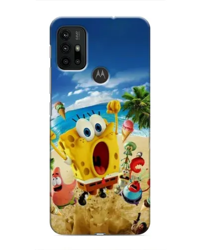 Чехол для Motorola MOTO G30 с картинкой «Развлечения на пляже»