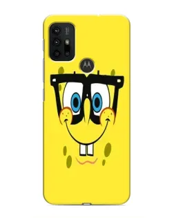 Чехол для Motorola MOTO G30 с картинкой «Минималистичный Спанч Боб» Чехол для Motorola MOTO G30 с картинкой «Минималистичный Спанч Боб»