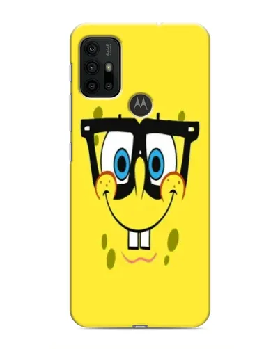 Чехол для Motorola MOTO G30 с картинкой «Минималистичный Спанч Боб» Чехол для Motorola MOTO G30 с картинкой «Минималистичный Спанч Боб»