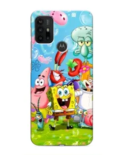 Чехол для Motorola MOTO G30 с картинкой «Губка Боб и друзья» Чехол для Motorola MOTO G30 с картинкой «Губка Боб и друзья»