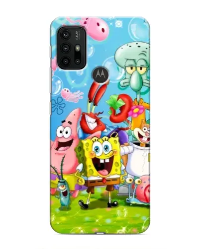 Чехол для Motorola MOTO G30 с картинкой «Губка Боб и друзья» Чехол для Motorola MOTO G30 с картинкой «Губка Боб и друзья»