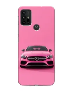 Чехол для Motorola MOTO G30 с картинкой «Розовый Mercedes AMG» Чехол для Motorola MOTO G30 с картинкой «Розовый Mercedes AMG»