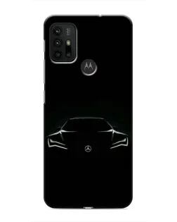 Чехол для Motorola MOTO G30 с картинкой «Mercedes — силуэт авто» Чехол для Motorola MOTO G30 с картинкой «Mercedes — силуэт авто»