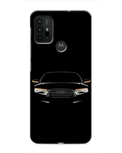 Чехол для Motorola MOTO G30 с картинкой «Audi — ночной контур» Чехол для Motorola MOTO G30 с картинкой «Audi — ночной контур»