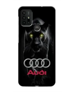 Чехол для Motorola MOTO G30 с картинкой «Пантера и Audi» Чехол для Motorola MOTO G30 с картинкой «Пантера и Audi»