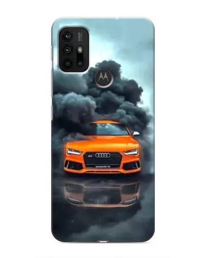 Чехол для Motorola MOTO G30 с картинкой «Audi в облаках дыма» Чехол для Motorola MOTO G30 с картинкой «Audi в облаках дыма»