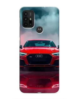 Чехол для Motorola MOTO G30 с картинкой «Audi RS — красный стиль» Чехол для Motorola MOTO G30 с картинкой «Audi RS — красный стиль»