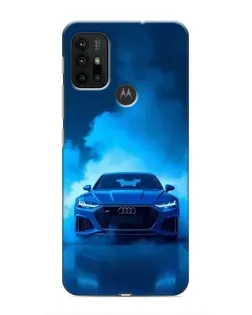 Чехол для Motorola MOTO G30 с картинкой «Audi — голубая энергия» Чехол для Motorola MOTO G30 с картинкой «Audi — голубая энергия»