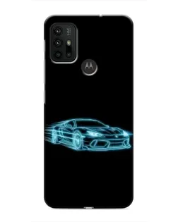 Чехол для Motorola MOTO G30 с картинкой «Неоновый контур Lamborghini» Чехол для Motorola MOTO G30 с картинкой «Неоновый контур Lamborghini»