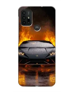 Чехол для Motorola MOTO G30 с картинкой «Lamborghini в огне» Чехол для Motorola MOTO G30 с картинкой «Lamborghini в огне»