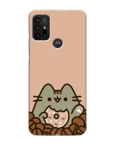 Чехол для Motorola MOTO G30 с картинкой «Кофейный Пушин»