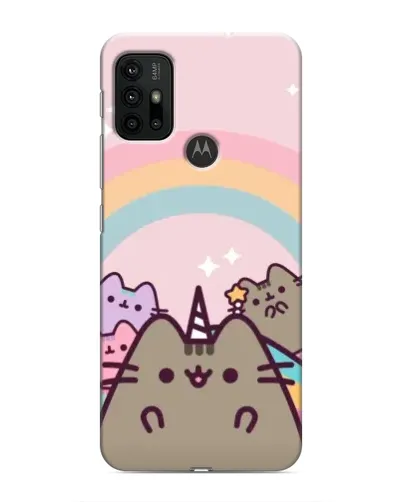 Чехол для Motorola MOTO G30 с картинкой «Единорог Pusheen»