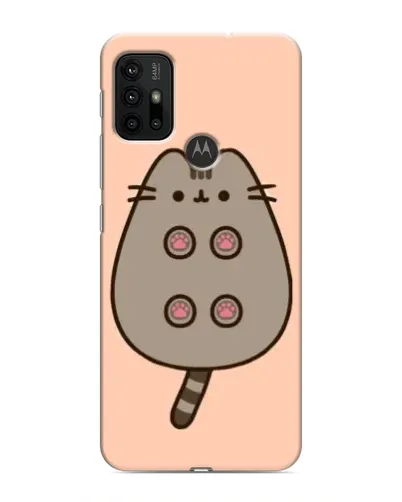 Чехол для Motorola MOTO G30 с картинкой «Пушин пузиком кверху»