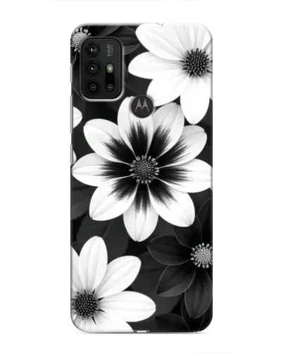 Чехол для Motorola MOTO G30 с картинкой «Монохромные астры» Чехол для Motorola MOTO G30 с картинкой «Монохромные астры»