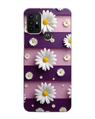 Чехол для Motorola MOTO G30 с картинкой «Ромашки на фиолетовом» Чехол для Motorola MOTO G30 с картинкой «Ромашки на фиолетовом»