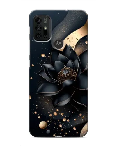 Чехол для Motorola MOTO G30 с картинкой «Черный лотос» Чехол для Motorola MOTO G30 с картинкой «Черный лотос»