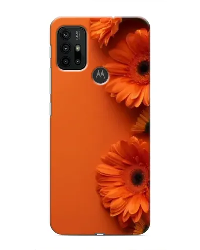 Чехол для Motorola MOTO G30 с картинкой «Оранжевые герберы» Чехол для Motorola MOTO G30 с картинкой «Оранжевые герберы»