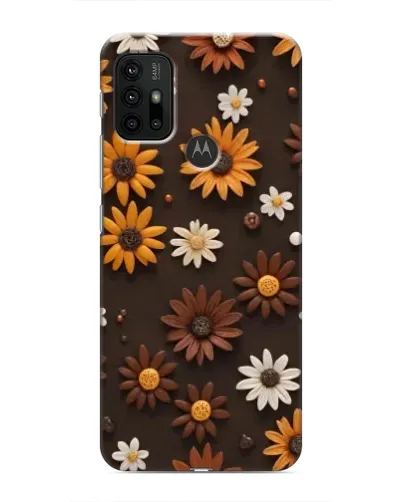 Чехол для Motorola MOTO G30 с картинкой «Узор из маленьких подсолнухов» Чехол для Motorola MOTO G30 с картинкой «Узор из маленьких подсолнухов»