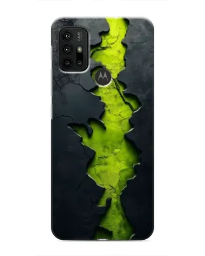 Чехол для Motorola MOTO G30 с картинкой «Салатовый разлом скалы» Чехол для Motorola MOTO G30 с картинкой «Салатовый разлом скалы»