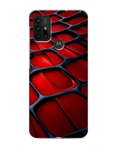 Чехол для Motorola MOTO G30 с картинкой «Красная глянцевая сетка» Чехол для Motorola MOTO G30 с картинкой «Красная глянцевая сетка»