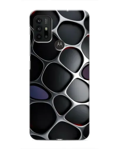 Чехол для Motorola MOTO G30 с картинкой «Объемная темная решетка» Чехол для Motorola MOTO G30 с картинкой «Объемная темная решетка»