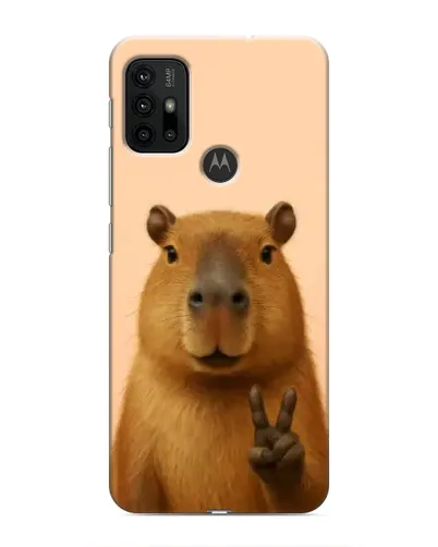 Чехол для Motorola MOTO G30 с картинкой «Капибара виктория» Чехол для Motorola MOTO G30 с картинкой «Капибара виктория»